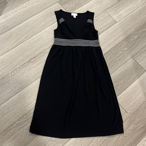 Loft black summer dress size 2